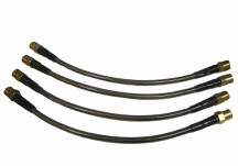 Agency Power Steel Braided Brake Lines Front Porsche 996 C2/C4 Turbo 99-05