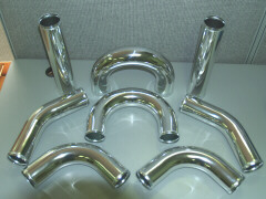 2.5" Polished Aluminum Piping Kit